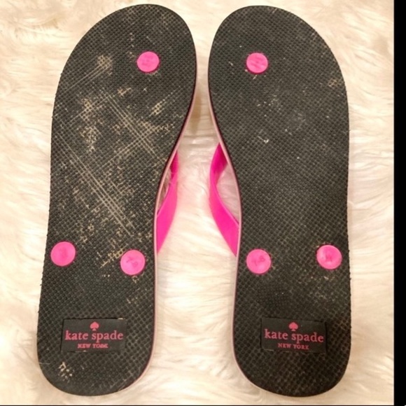 Kate Spade Pink Sandals Shoes Flip Flops Size 7 - Picture 5 of 5
